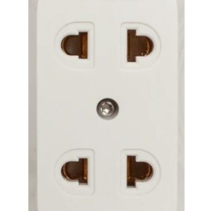 2 Gang Surface Type Universal Outlet